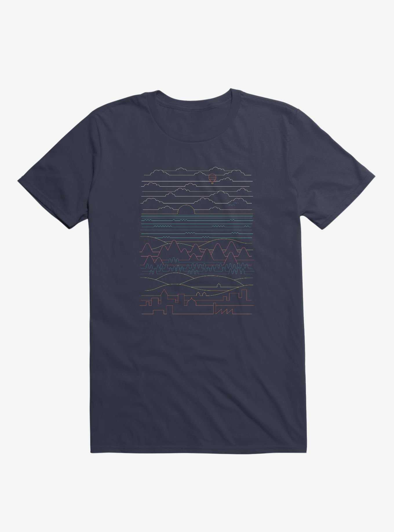 Linear Landscape T-Shirt, , hi-res