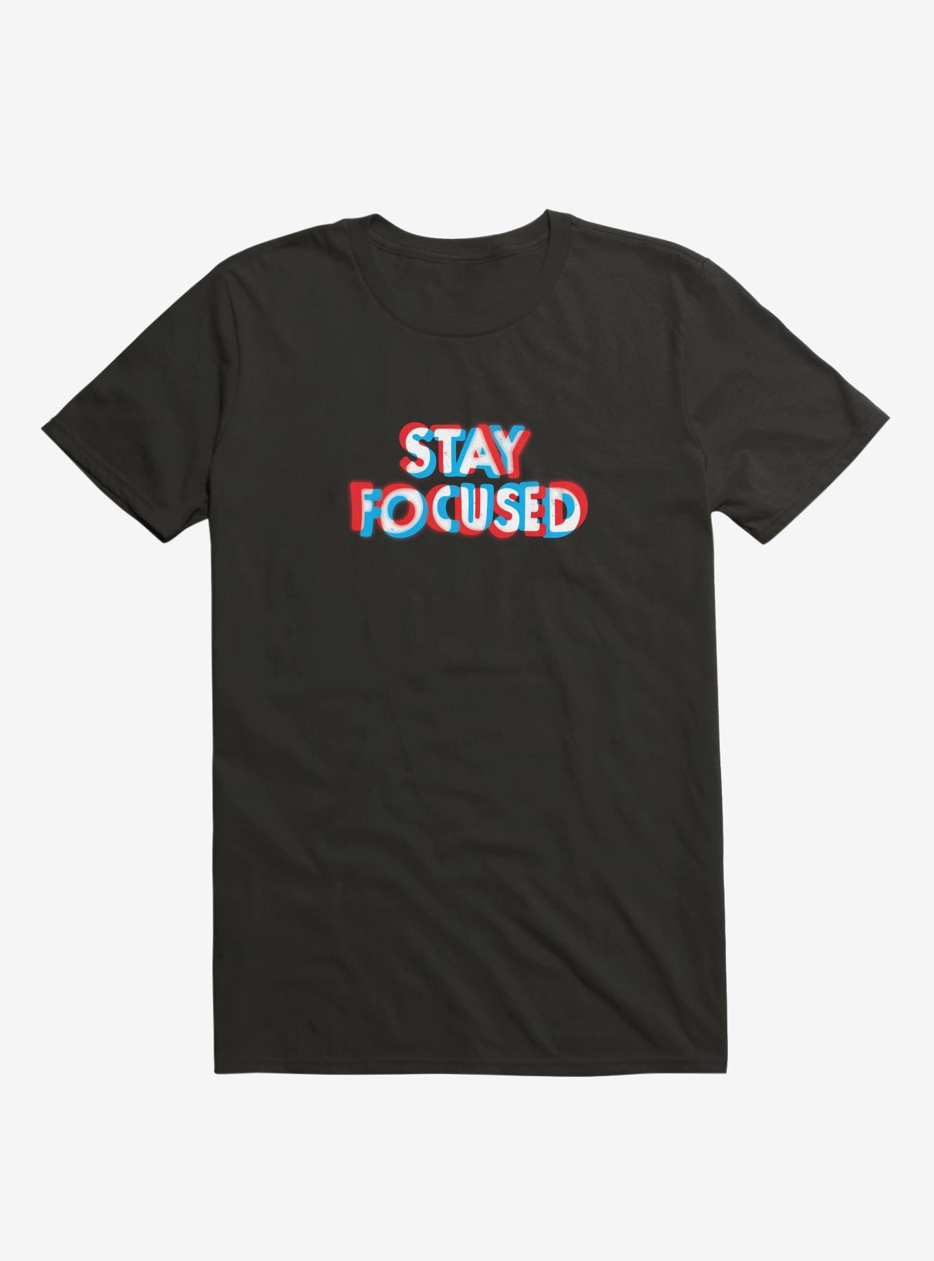 Stay Focused T-Shirt, BLACK, hi-res