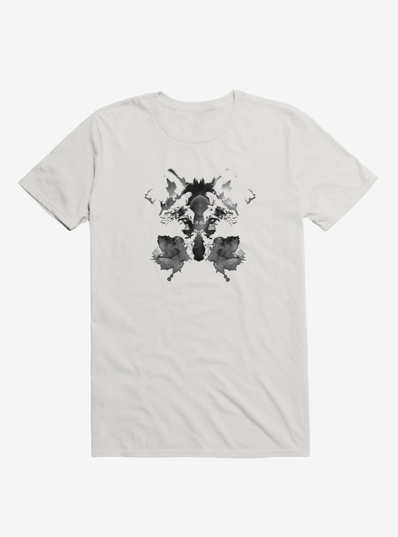 Rorschach T-Shirt, WHITE, hi-res