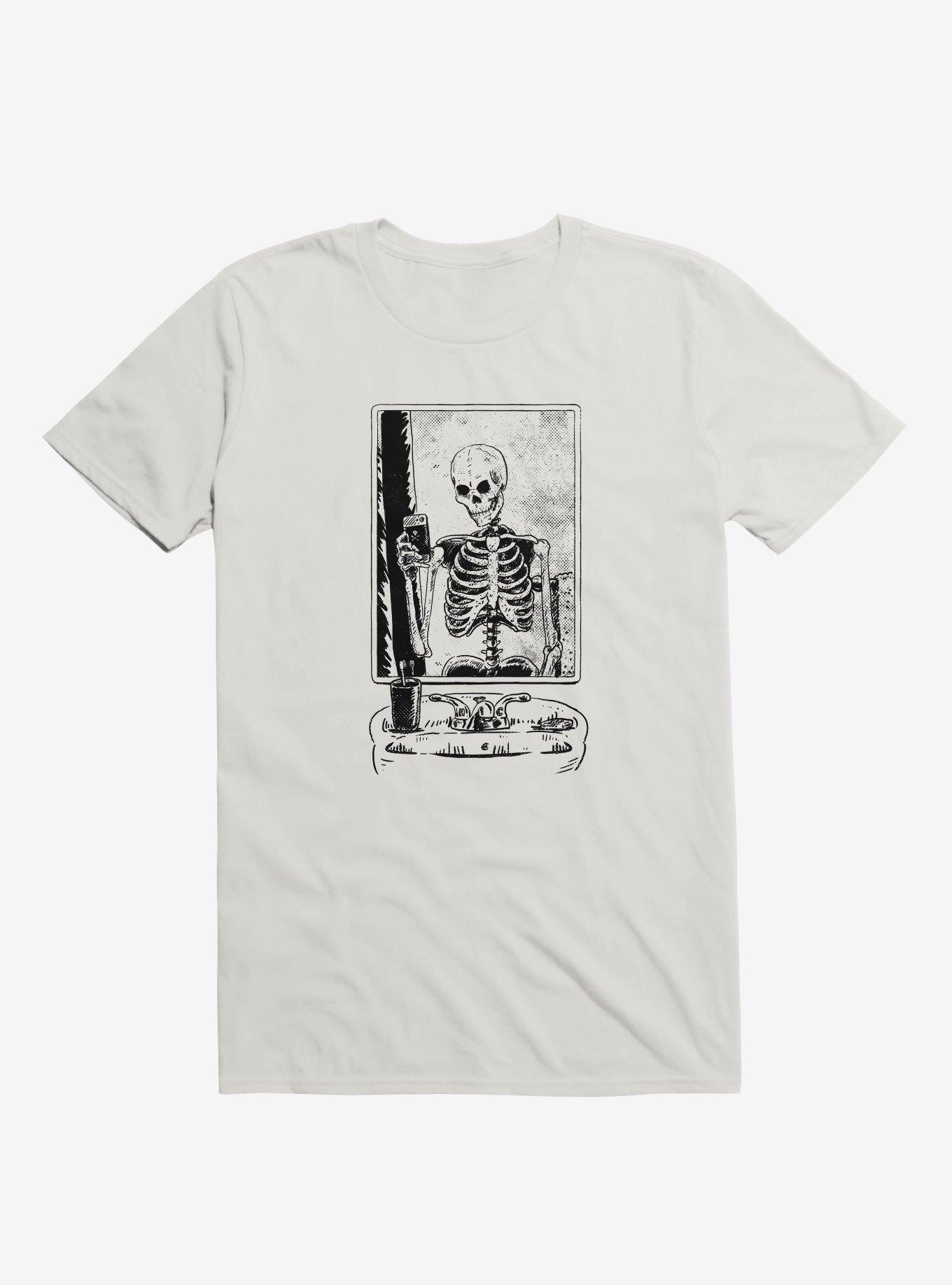 Skelfie T-Shirt, WHITE, hi-res