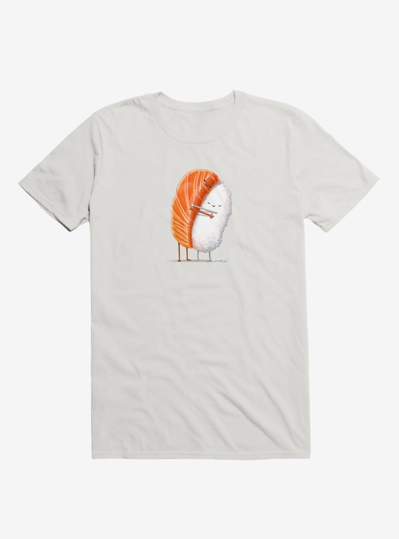 Sushi Hug T-Shirt, WHITE, hi-res