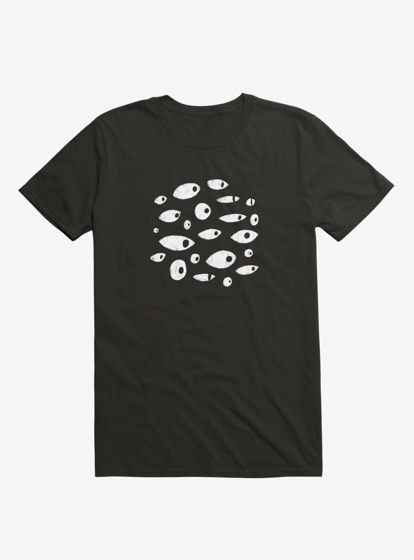 Watching T-Shirt, BLACK, hi-res