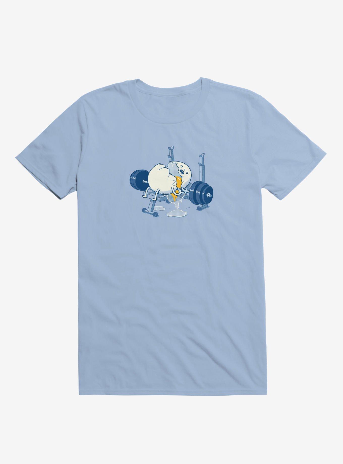 Weight Lifting Accident T-Shirt, LIGHT BLUE, hi-res