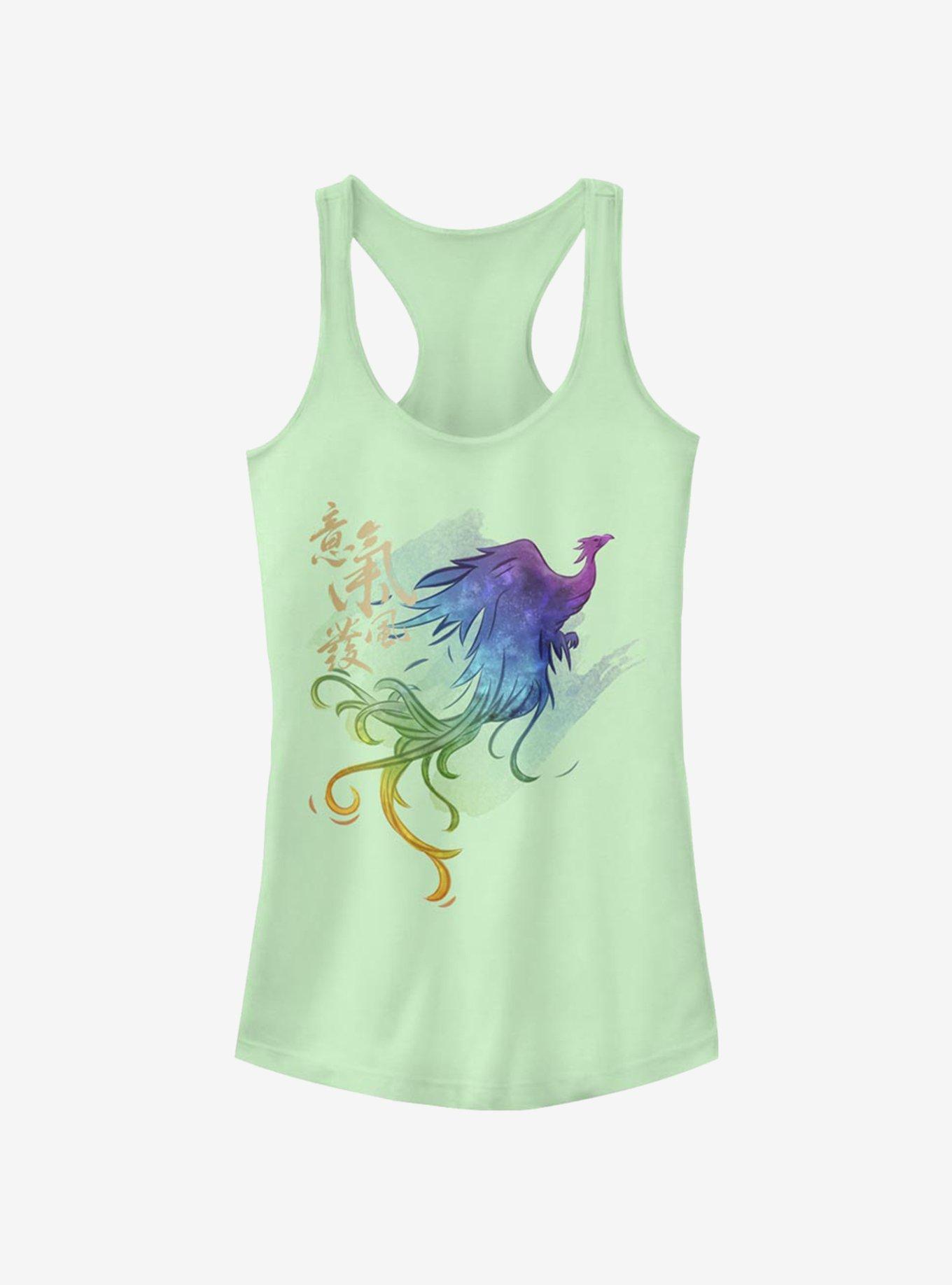 Disney Mulan Watercolor Phoenix Girls Tank, MINT, hi-res