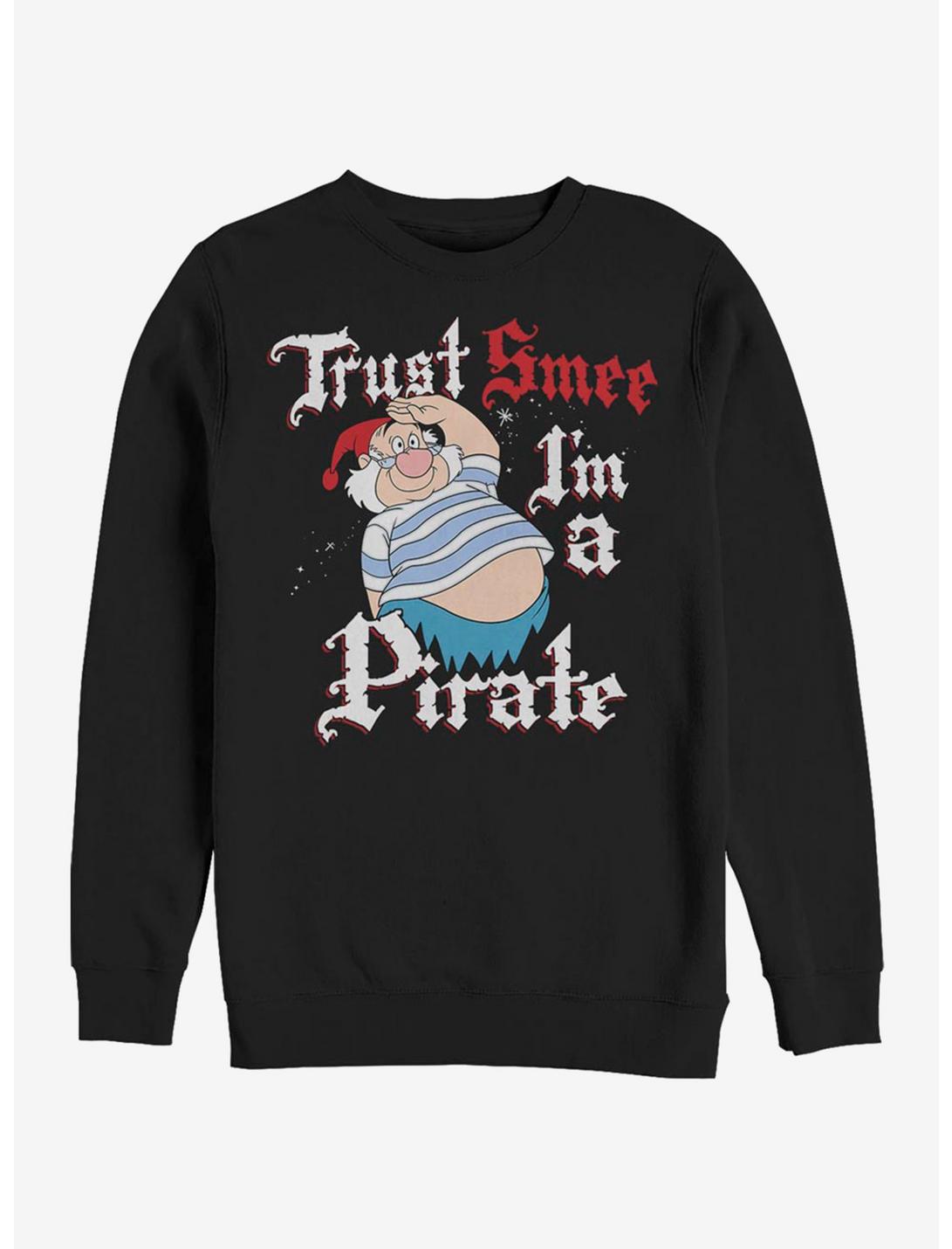 Disney Peter Pan Smee Pirate Crew Sweatshirt, BLACK, hi-res