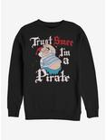 Disney Peter Pan Smee Pirate Crew Sweatshirt, BLACK, hi-res