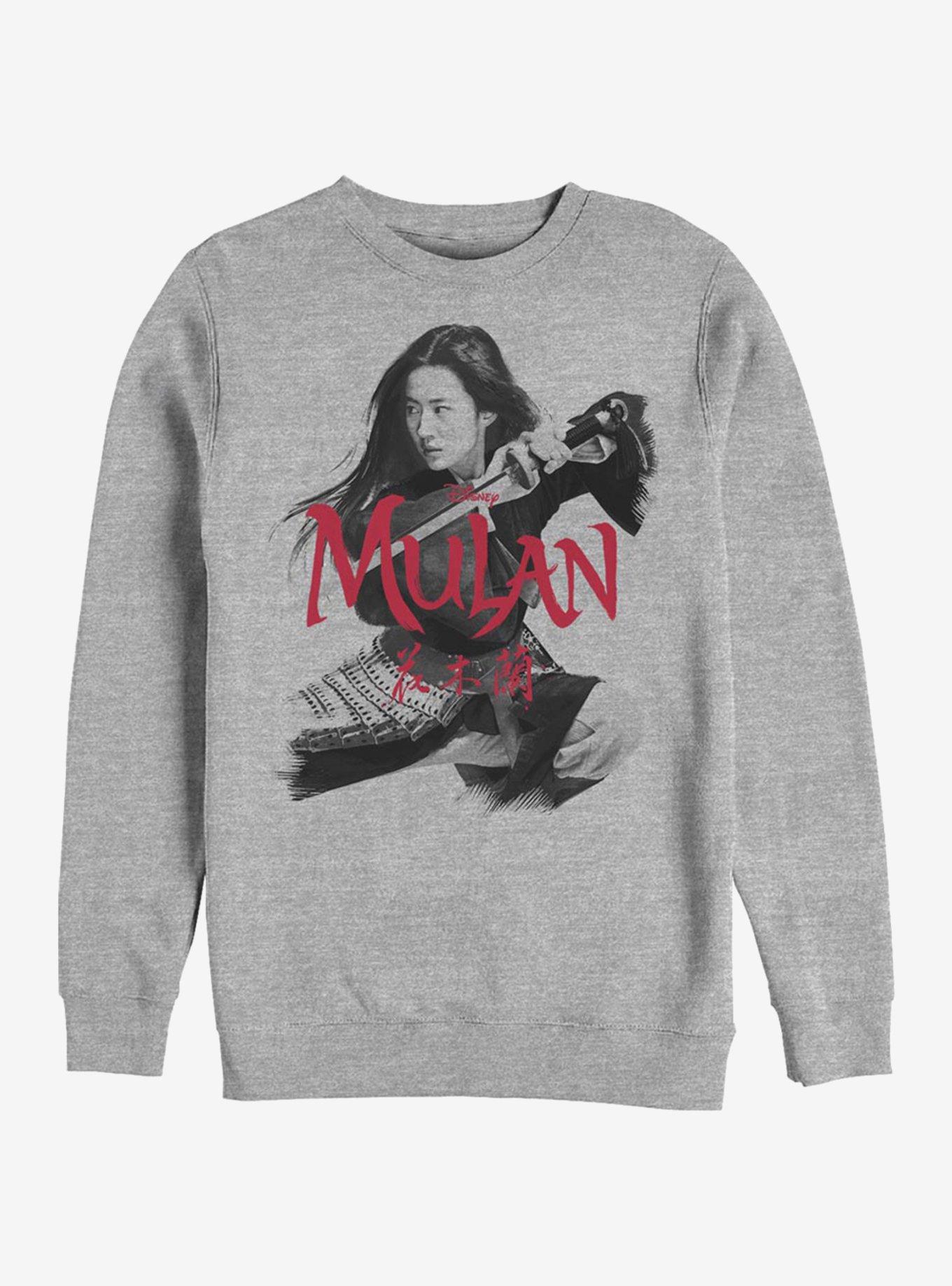 Disney Mulan Fighting Stance Crew Sweatshirt, , hi-res