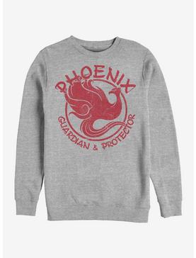 Disney Mulan Phoenix Circle Crew Sweatshirt, ATH HTR, hi-res