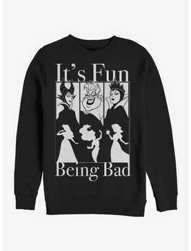 Disney Villains Bad Fun Crew Sweatshirt, , hi-res