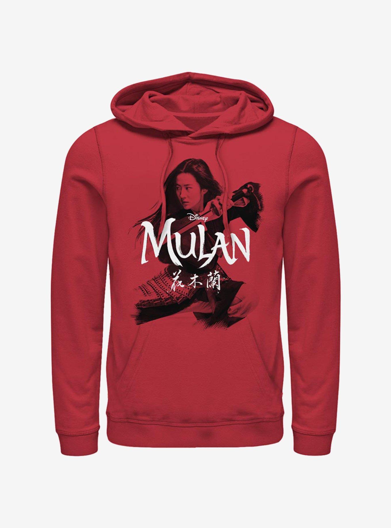 Disney Mulan Fighting Stance Hoodie, , hi-res