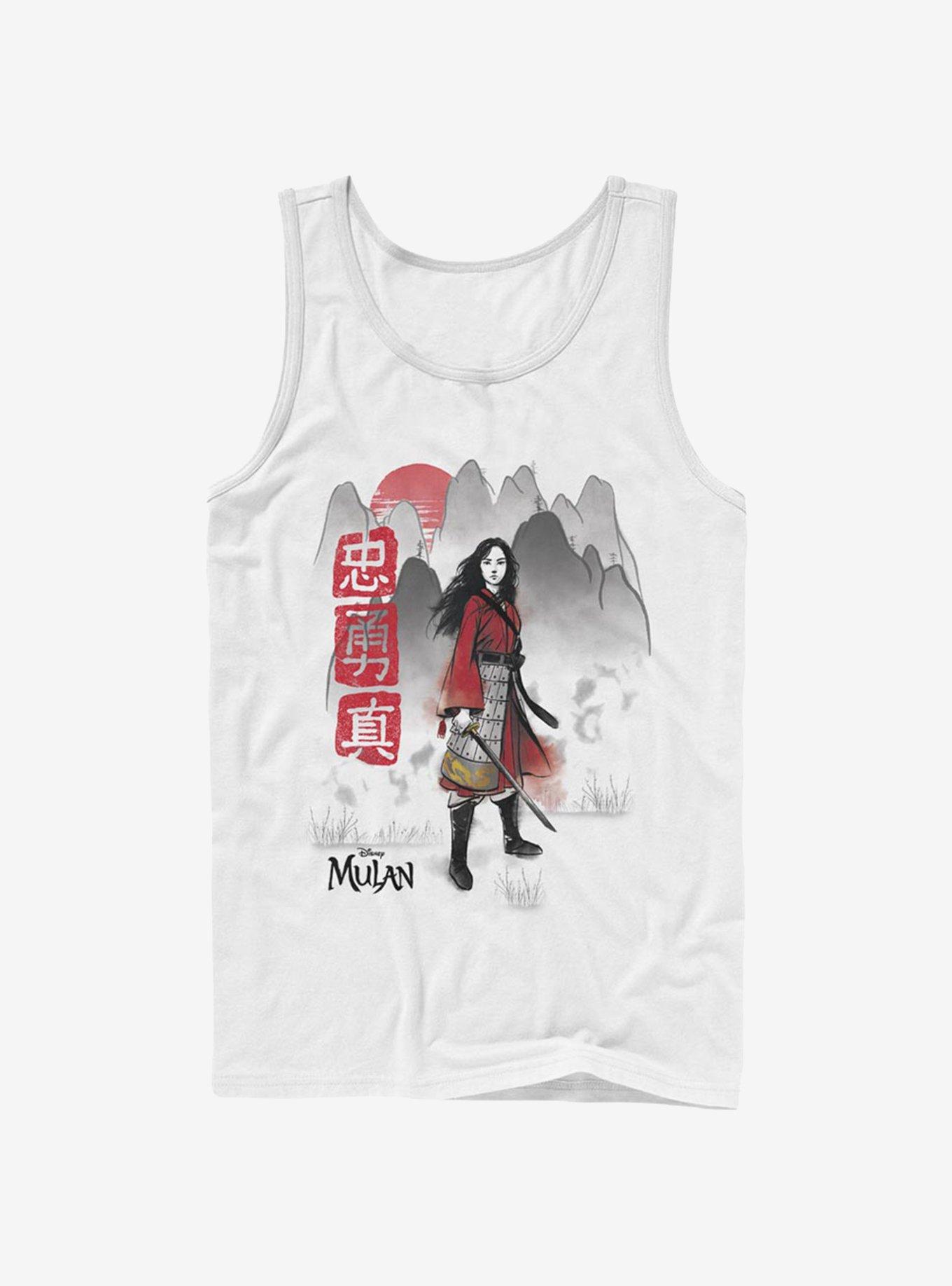 Disney Mulan Loyal Brave True Tank, WHITE, hi-res