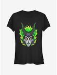 Disney Villains Maleficent Sugar Skull Girls T-Shirt, BLACK, hi-res