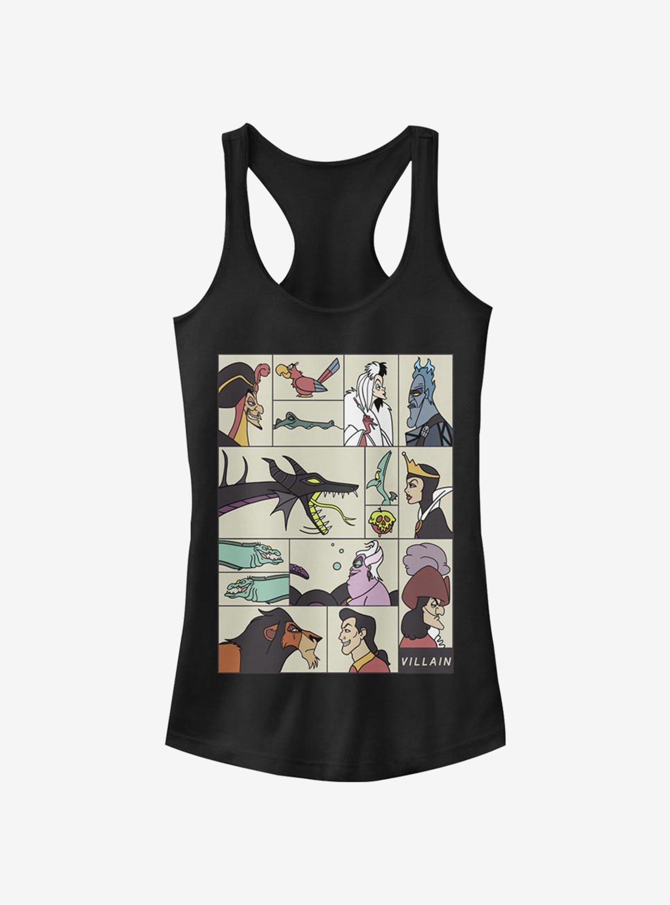 Disney Villains Villianous Girls Tank, BLACK, hi-res