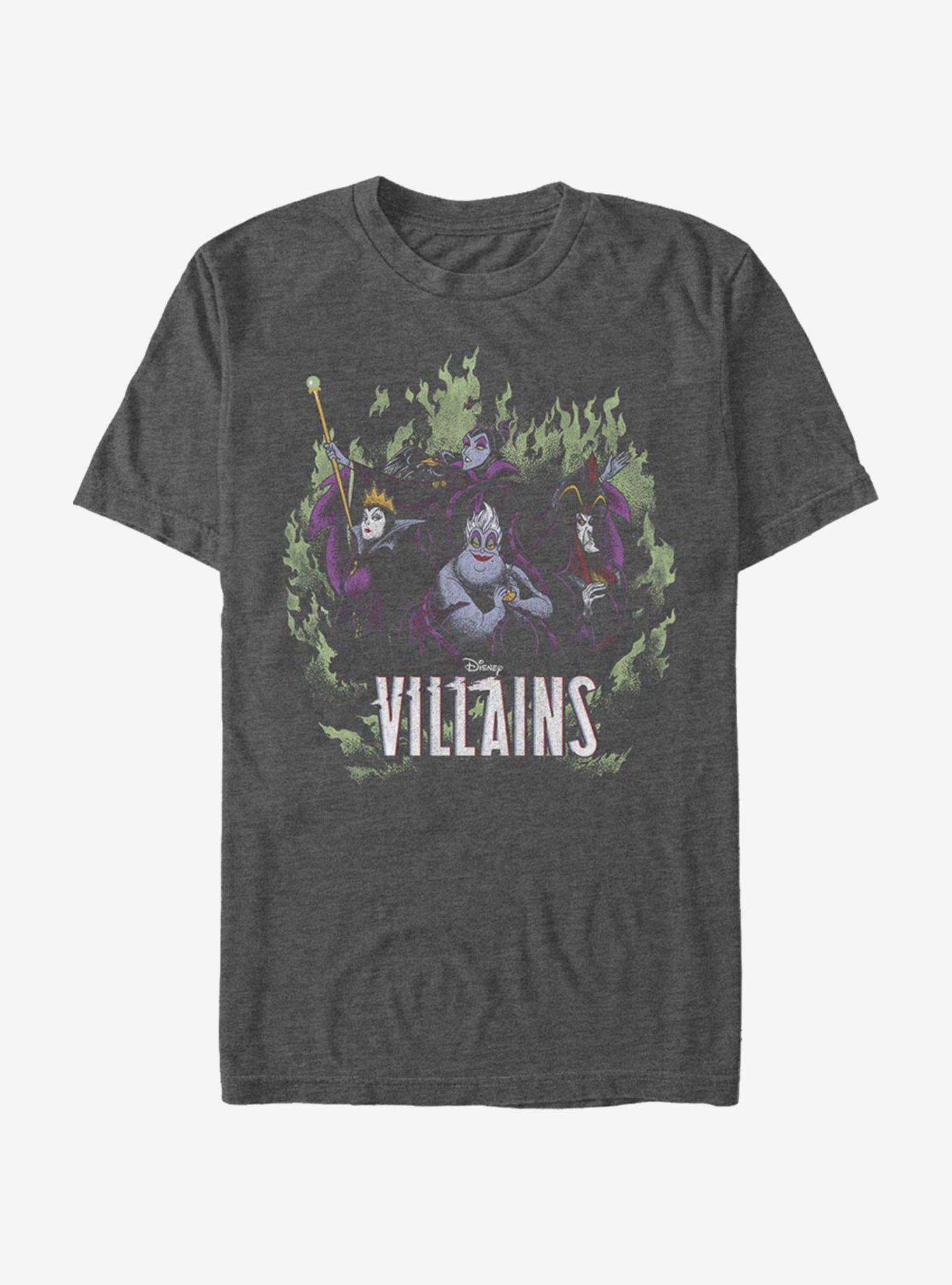 Disney Villains Children Of Mayhem T-Shirt, CHAR HTR, hi-res