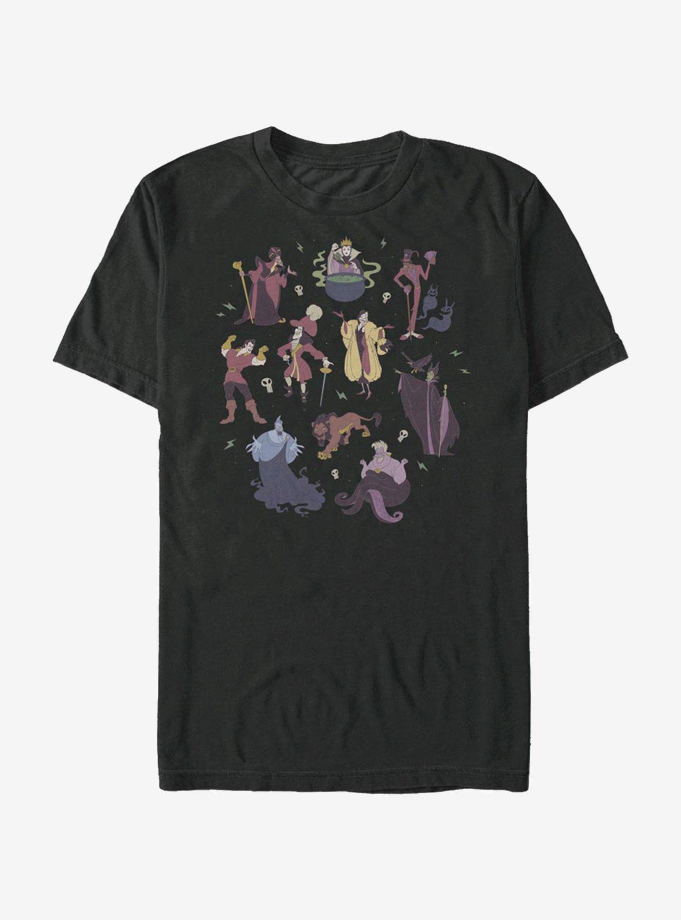 Disney Villains Doodle Disney Villains Bad Dudes T-Shirt, , hi-res