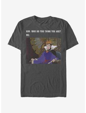 Disney Villains Evil Queen Meme T-Shirt, CHARCOAL, hi-res