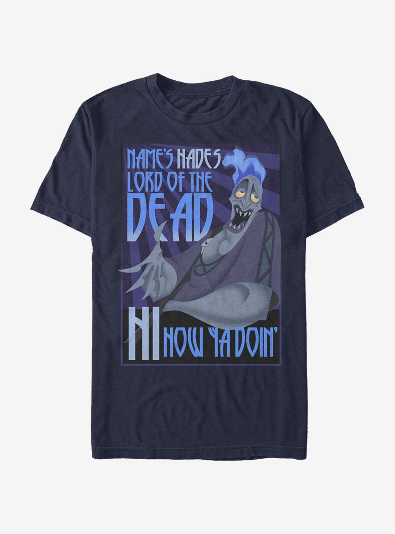 Disney Villains Names Hades T-Shirt