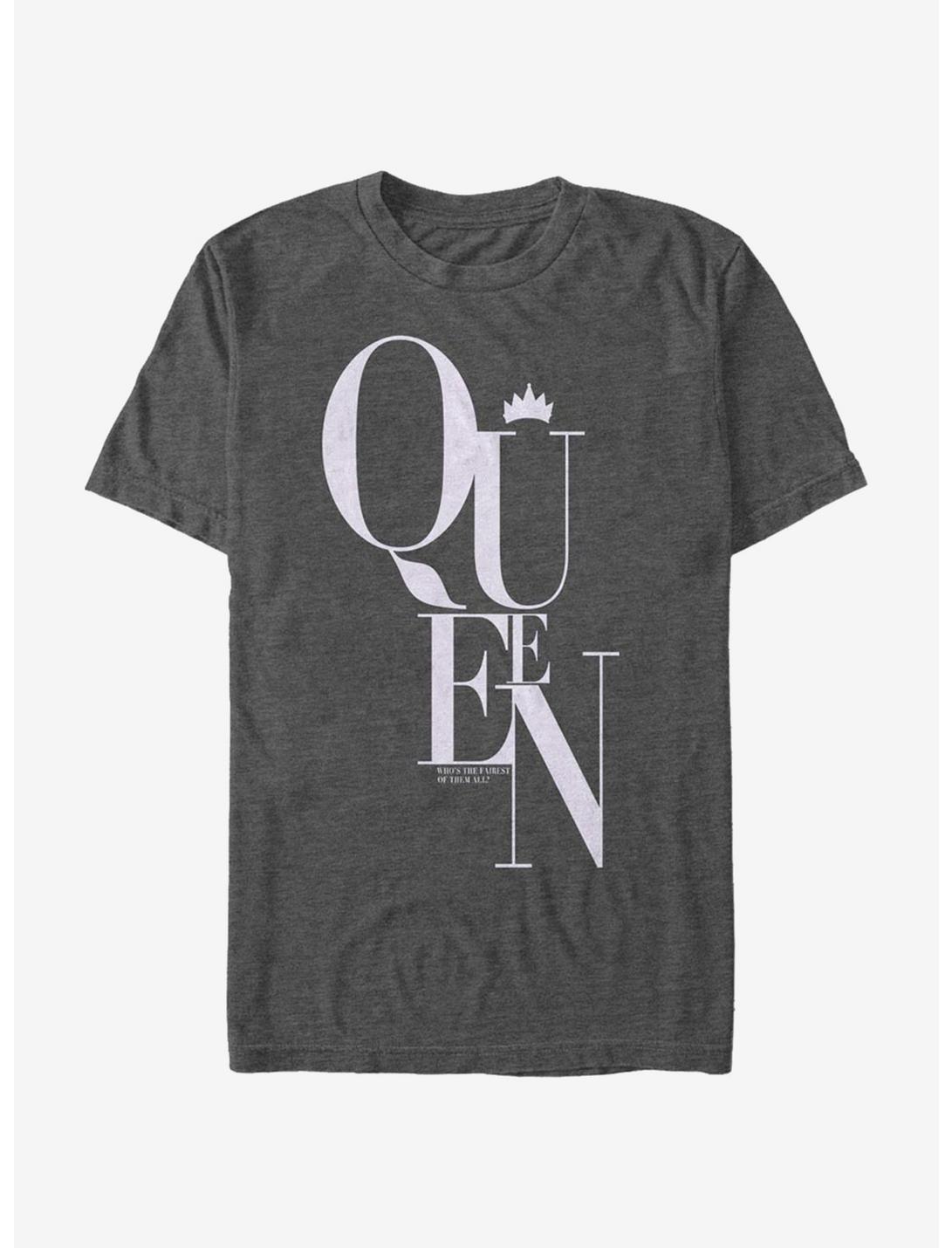 Disney Villains Queen T-Shirt, CHAR HTR, hi-res