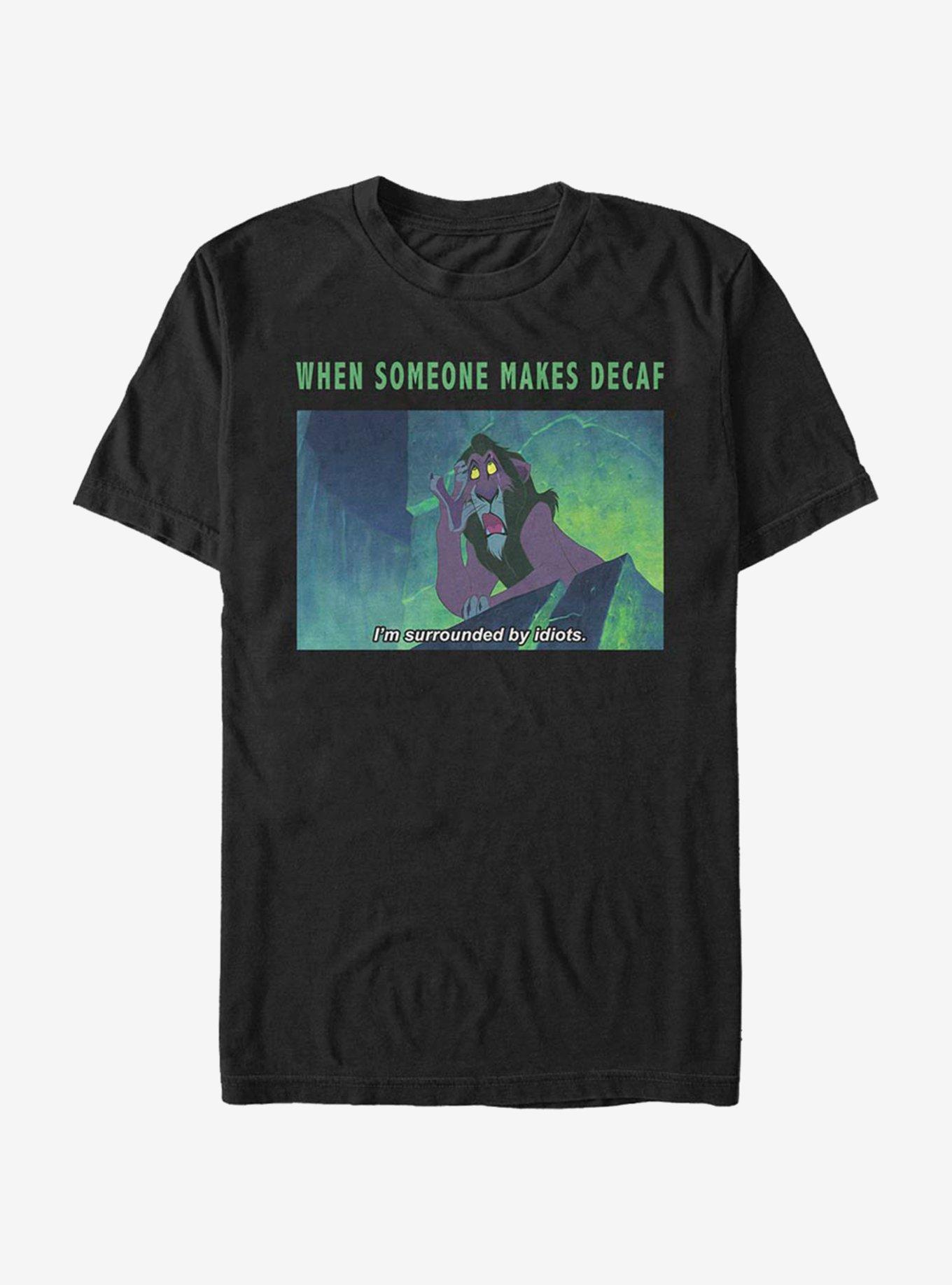 Disney Villains Scar Meme T-Shirt, BLACK, hi-res