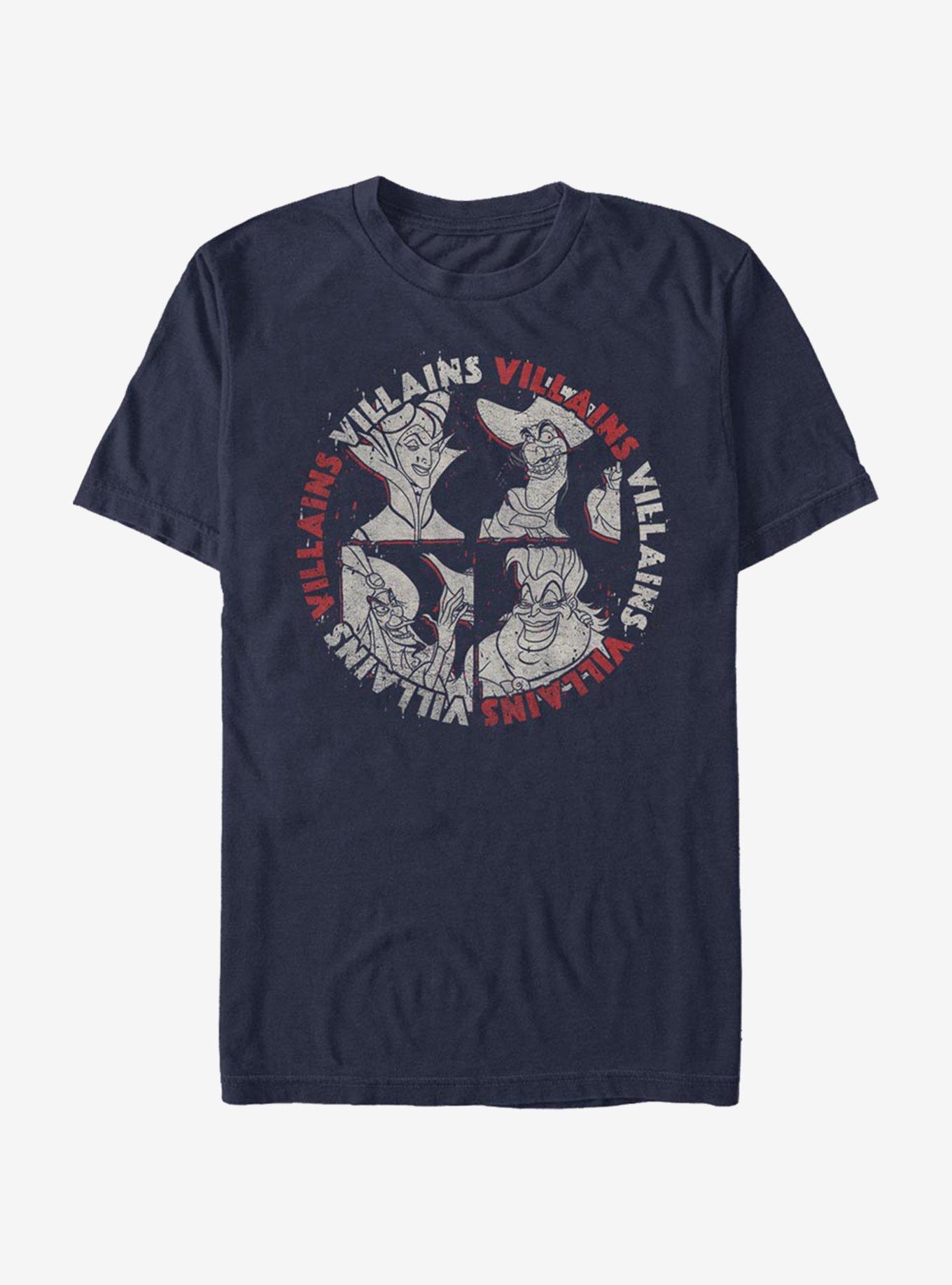 Disney Villains Villain Group T-Shirt, NAVY, hi-res