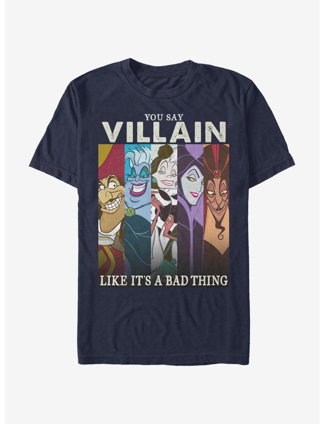 Disney Villains Villain Like Bad T-Shirt, NAVY, hi-res
