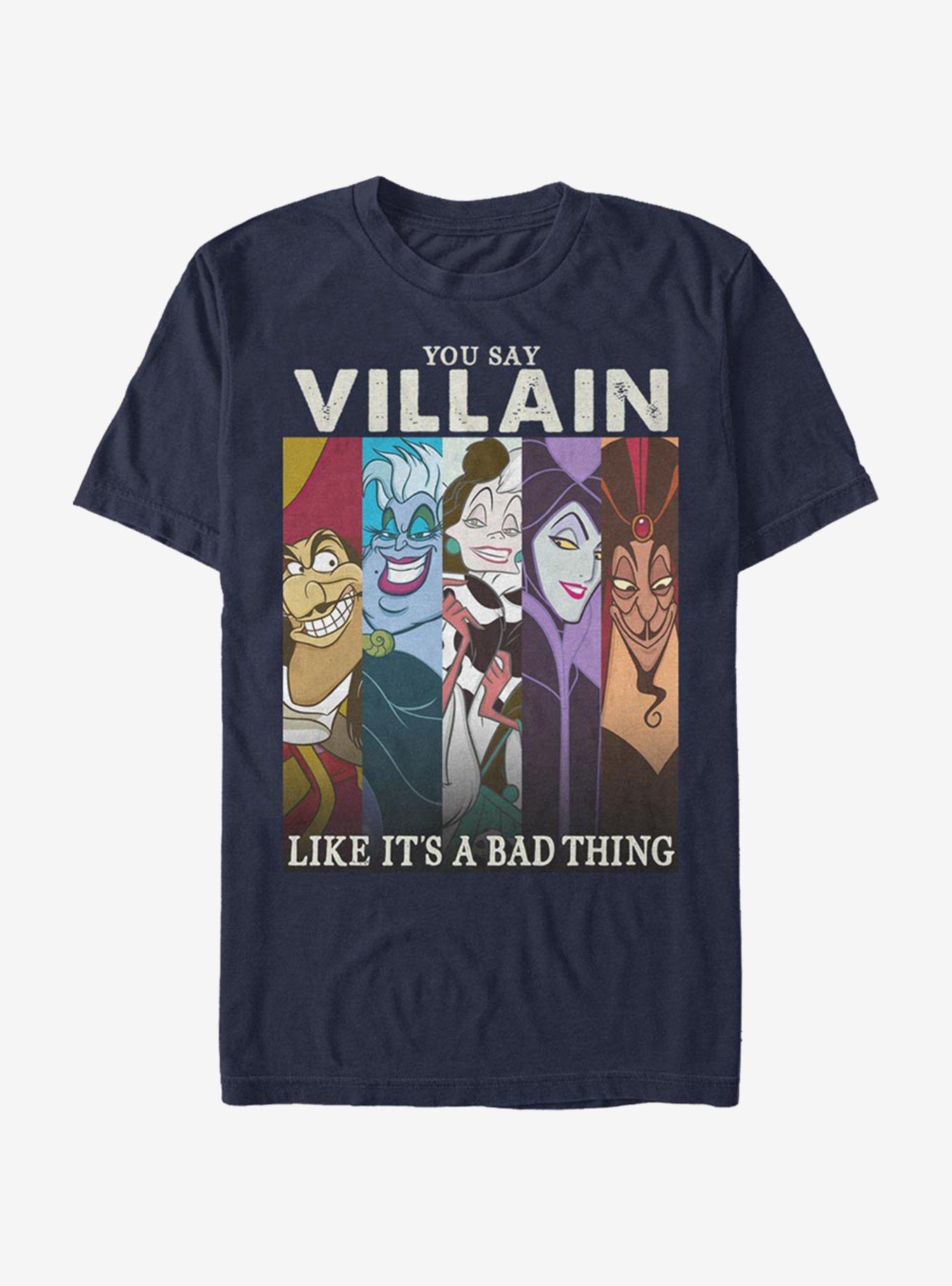 Disney Villains Villain Like Bad T-Shirt, NAVY, hi-res
