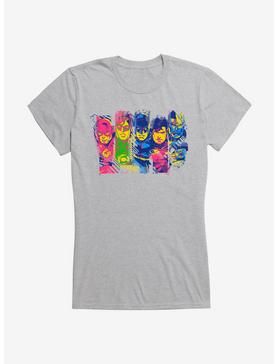 DC Comics Justice League Art Group Girls T-Shirt, HEATHER, hi-res