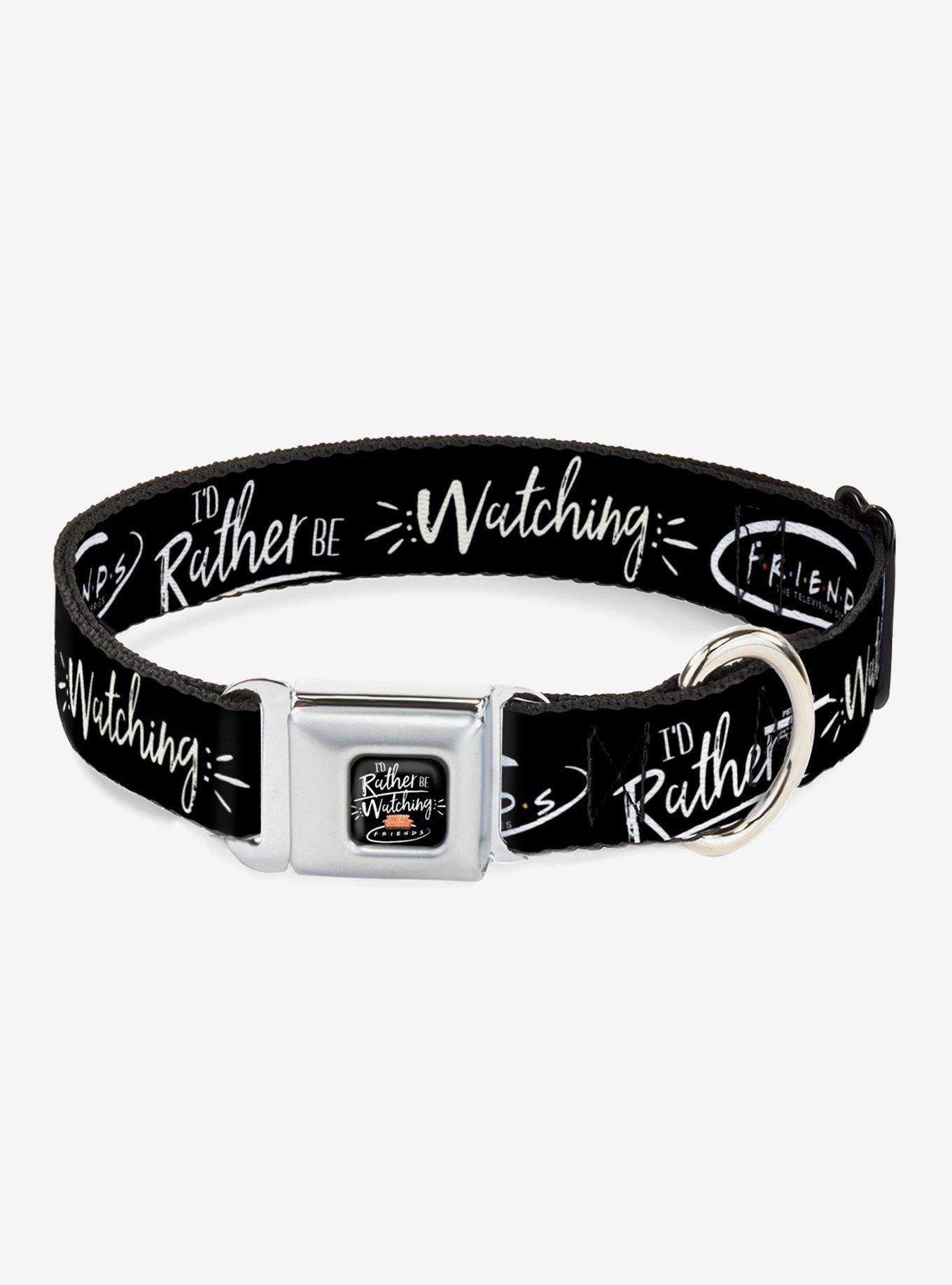 Friends The Television Series Logo Seatbelt Buckle Dog Collar, , hi-res