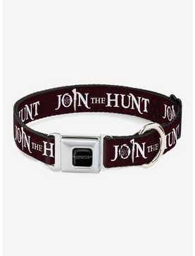 Supernatural Join the Hunt Symbols Scattered Seatbelt Buckle Dog Collar, , hi-res