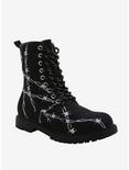 Barbed Wire Combat Boots, MULTI, hi-res