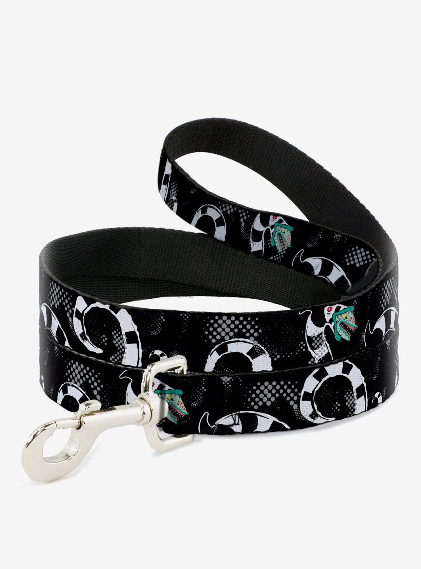 Beetlejuice Sandworm Halftone Repeat Dog Leash, , hi-res