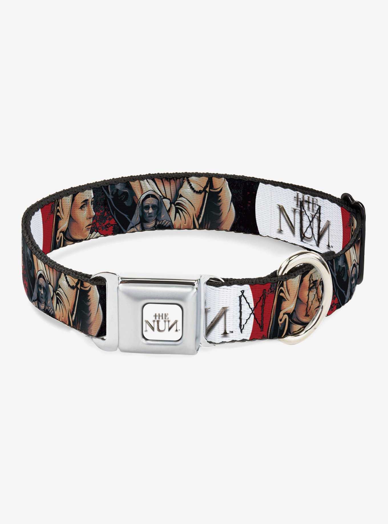 The Nun Sister Irene Poses Collage Seatbelt Buckle Dog Collar, , hi-res