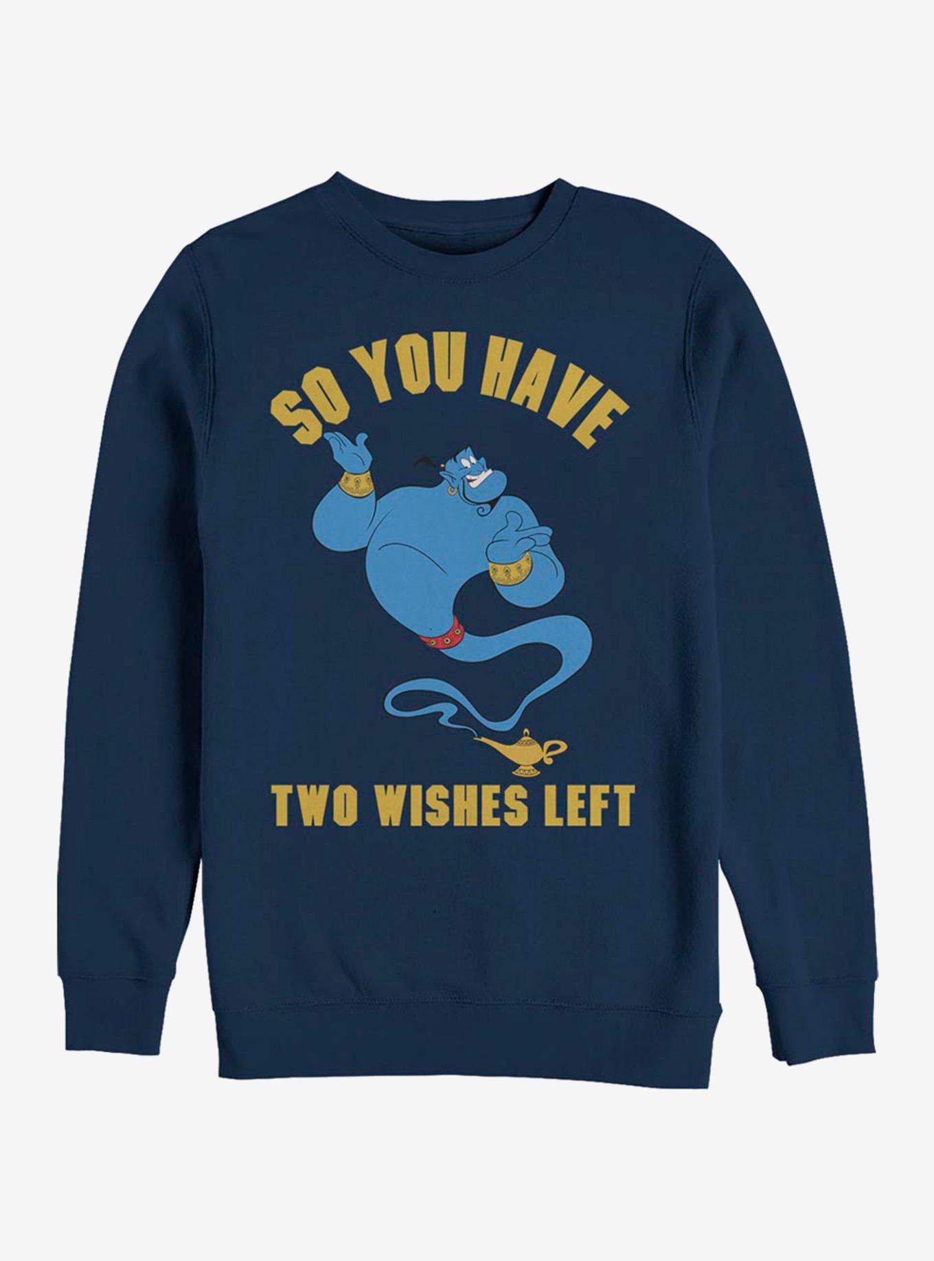 Disney Aladdin Mo Wishes Crew Sweatshirt, NAVY, hi-res