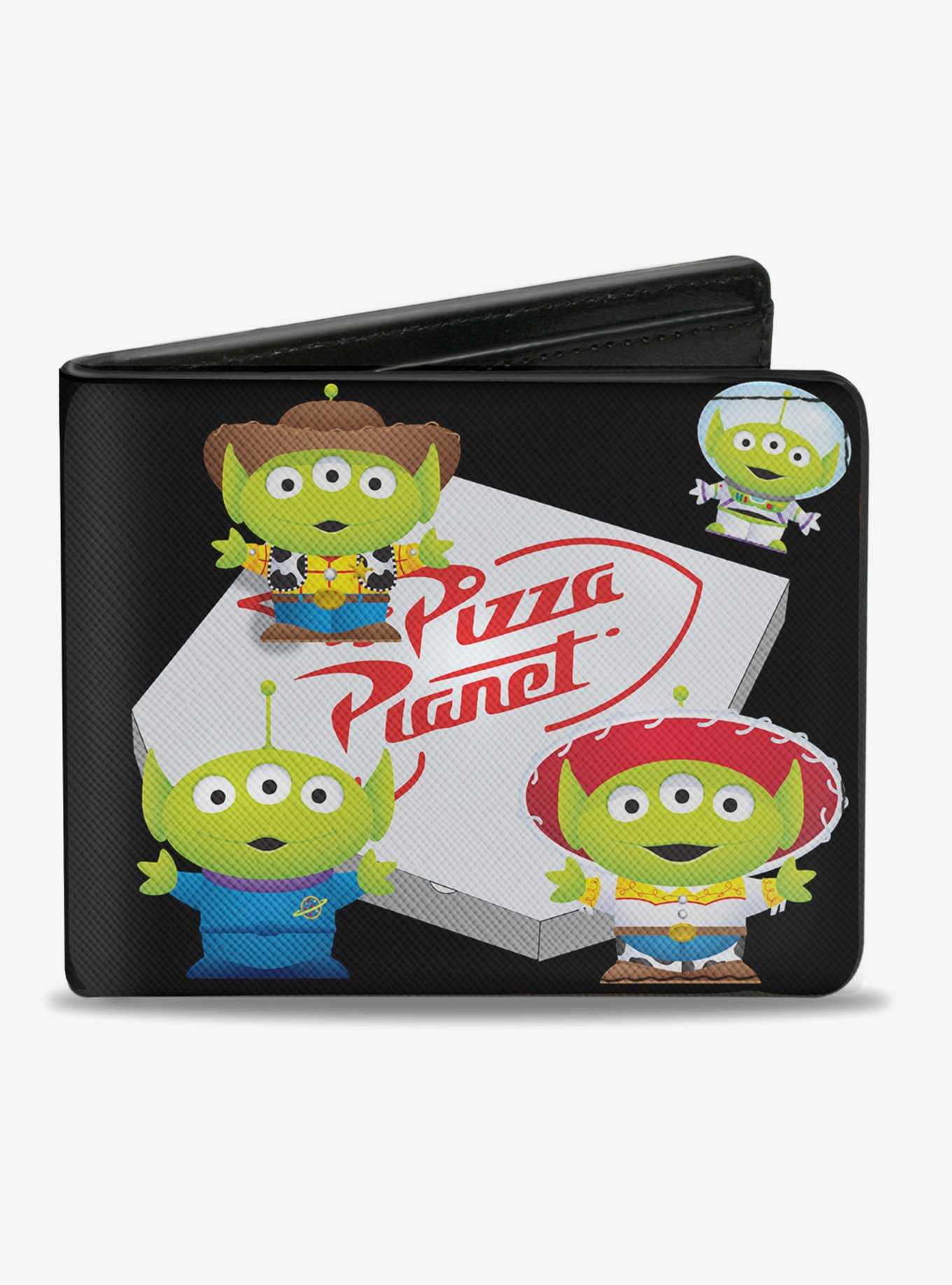 Disney Pixar Toy Story Pizza Planet Aliens Character Cosplay Bi-fold Wallet, , hi-res