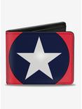 Marvel Captain America Close Up Shield Bi-fold Wallet, , hi-res