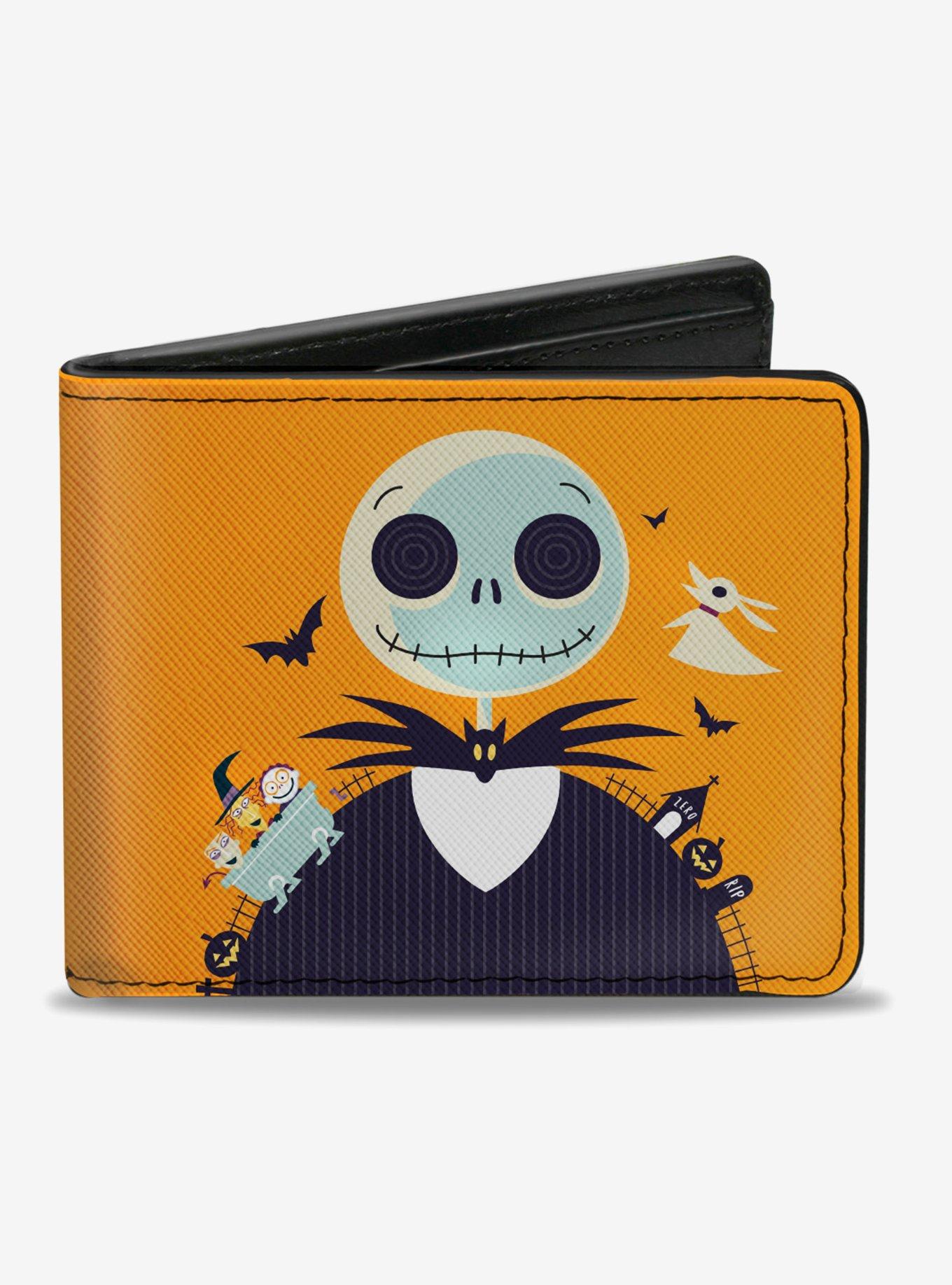 The Nightmare Before Christmas Stylized Jack And Sally Ooogie Boogie Bi-fold Wallet, , hi-res