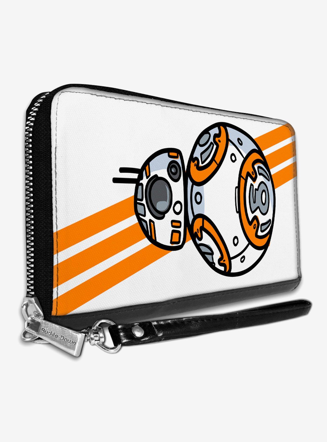 Star Wars BB-8 Pose Womens Zip Around Wallet, , hi-res