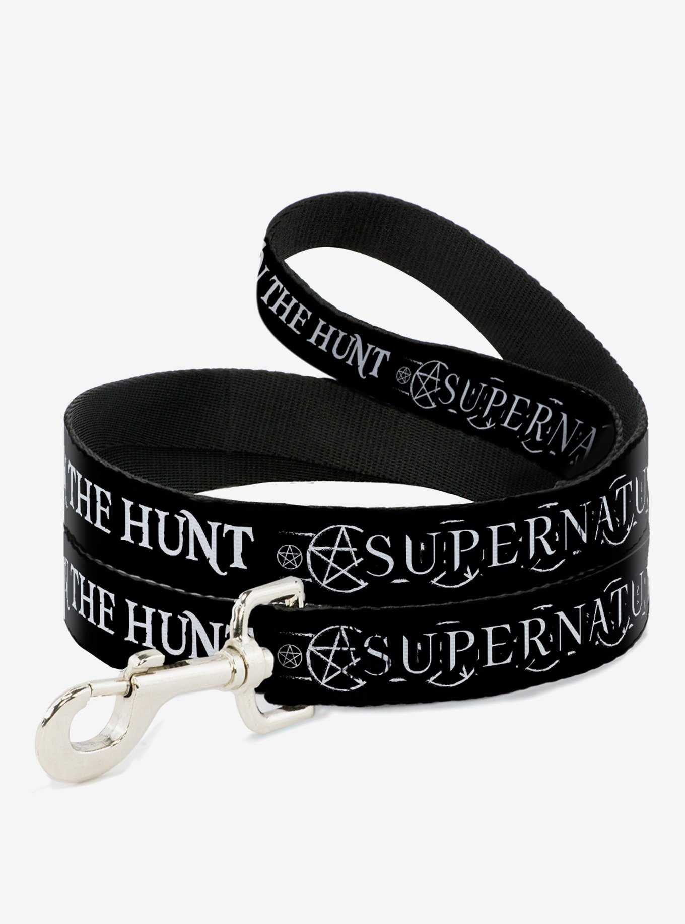 Supernatural Join The Hunt Icons Logo Pentagrams Dog Leash, , hi-res