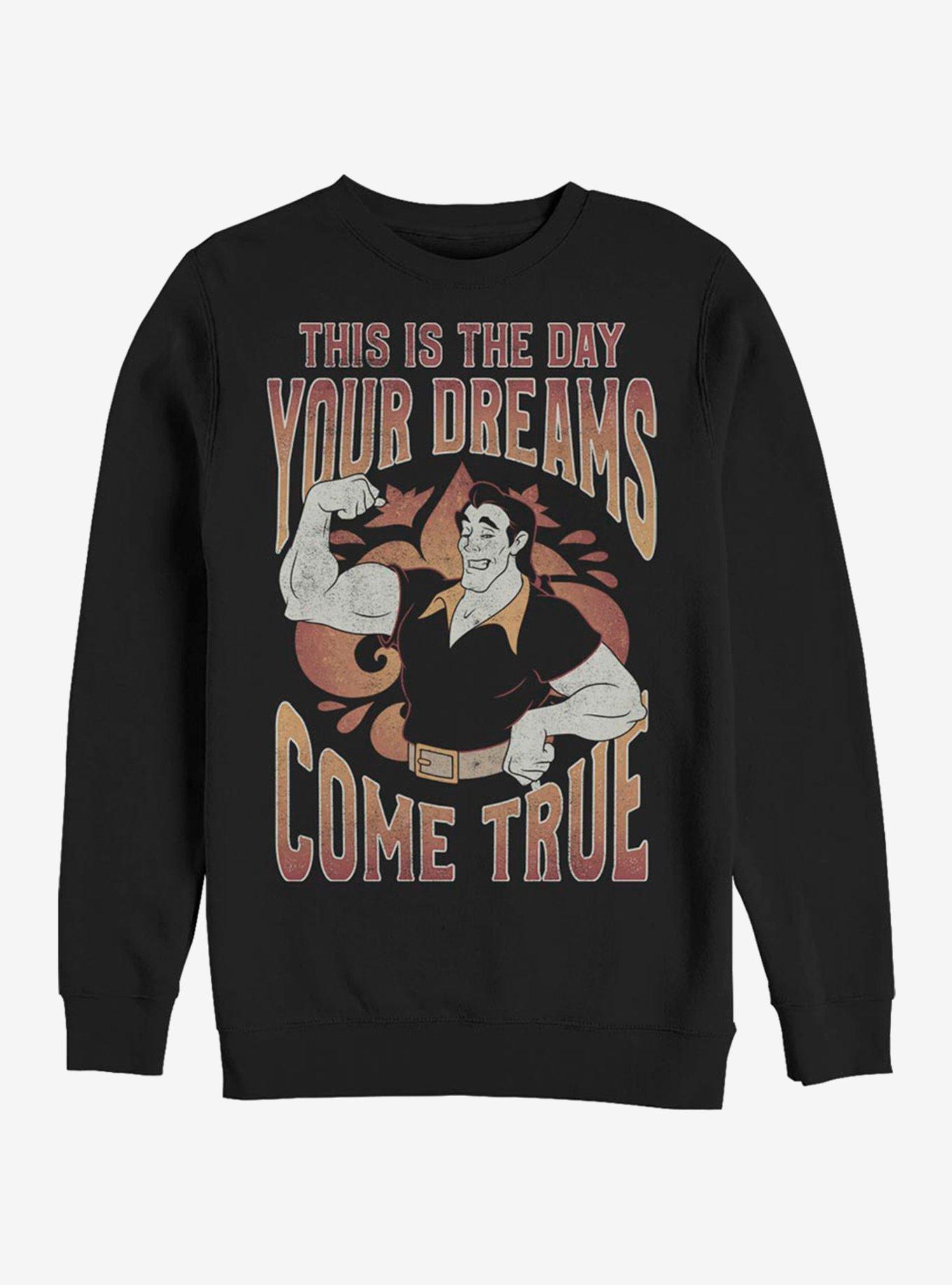 Disney Beauty And The Beast Gaston Dreams Sweatshirt, , hi-res
