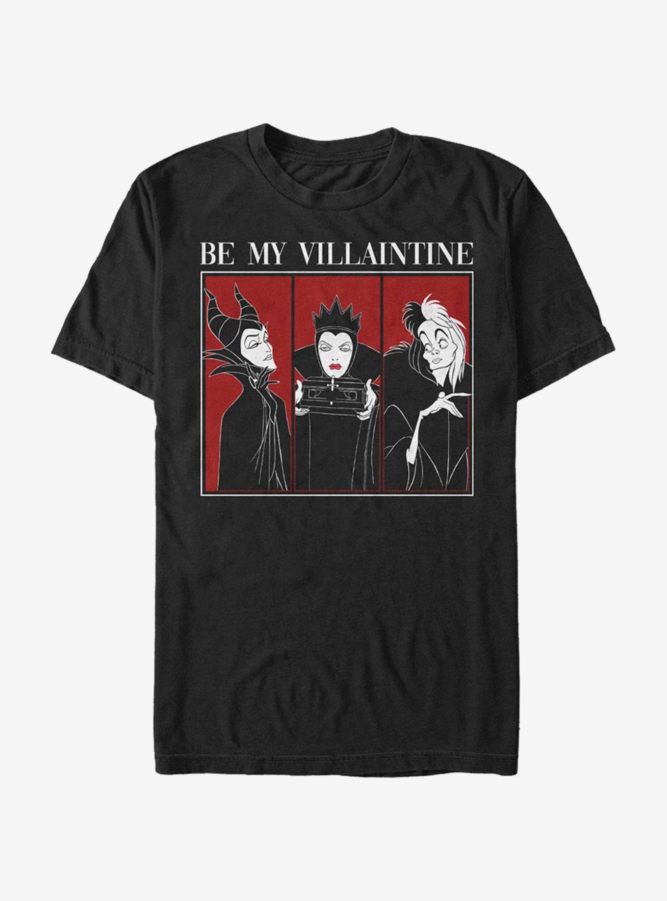 Disney Villains Be Mine T-Shirt, BLACK, hi-res