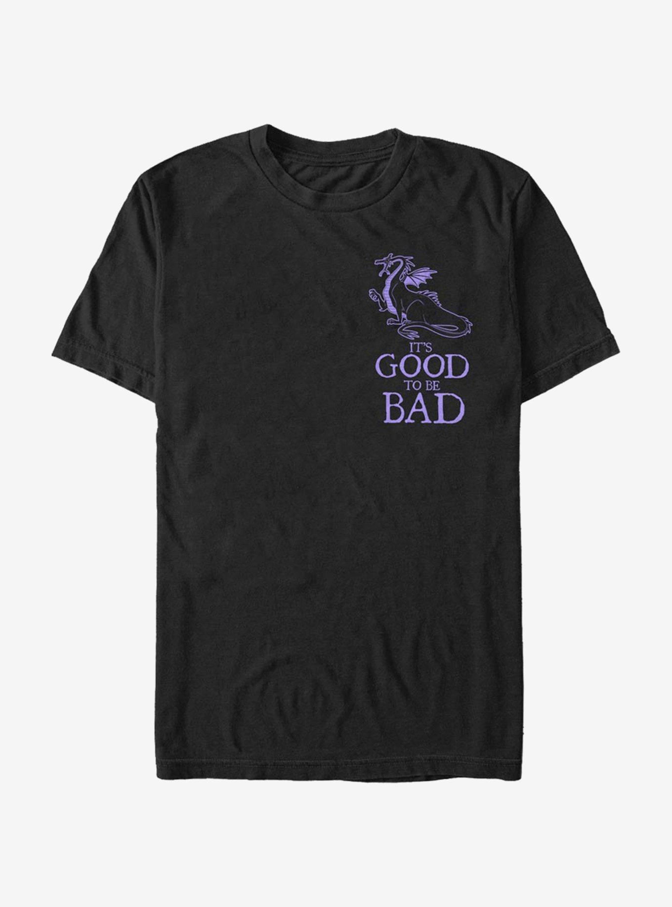 Disney Villains Good To Be Bad Left T-Shirt, BLACK, hi-res