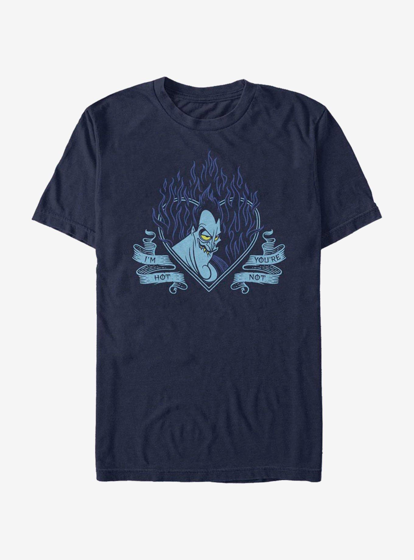 Disney Villains Hades Im Hot You're Not T-Shirt, NAVY, hi-res