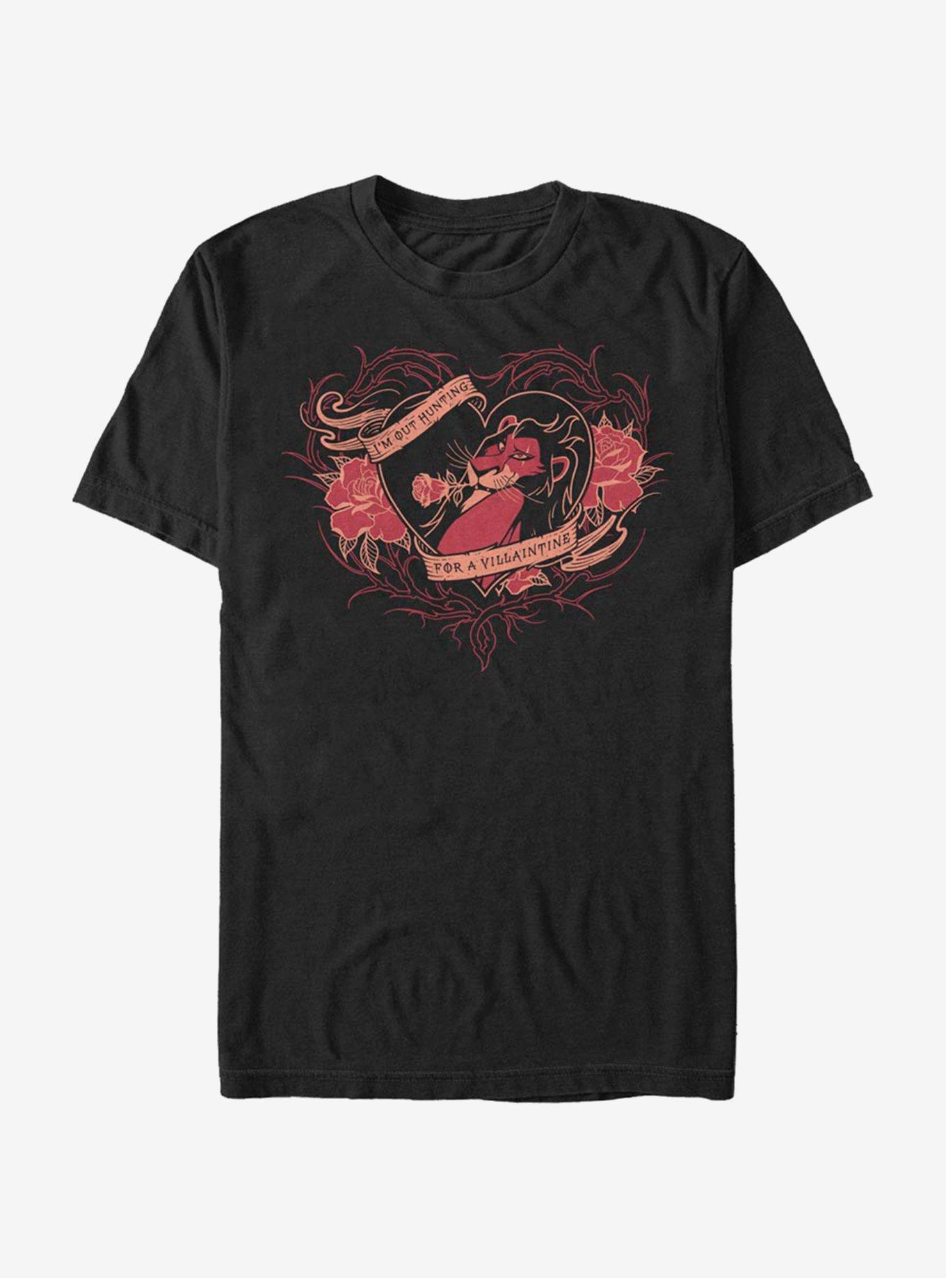 Disney Villains Hunting For Valentines T-Shirt, , hi-res