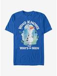 Disney Frozen 2 Ways Of Men T-Shirt, ROYAL, hi-res