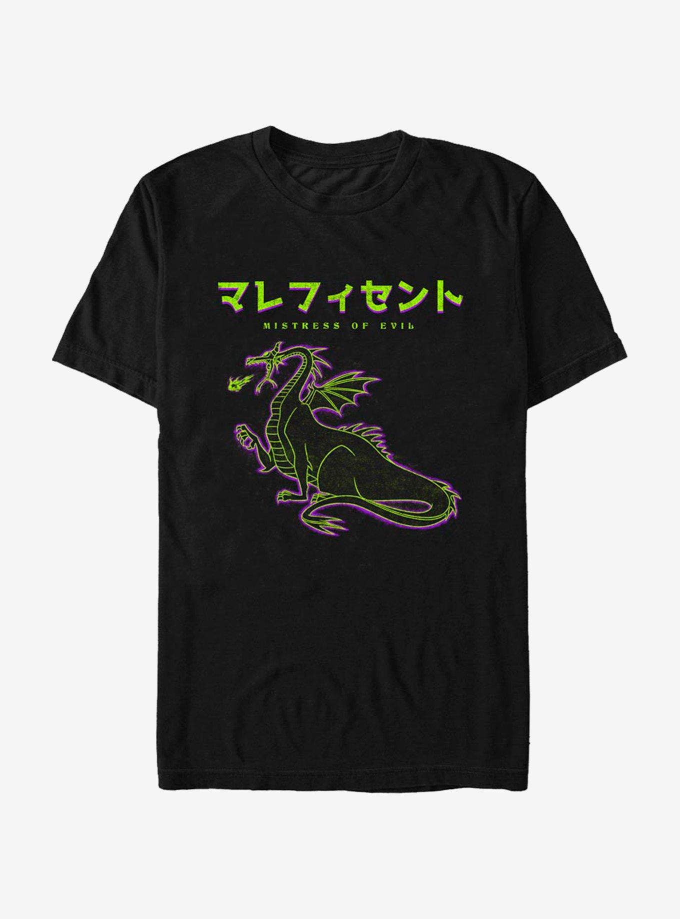 Disney Villains Neon Evil T-Shirt, BLACK, hi-res