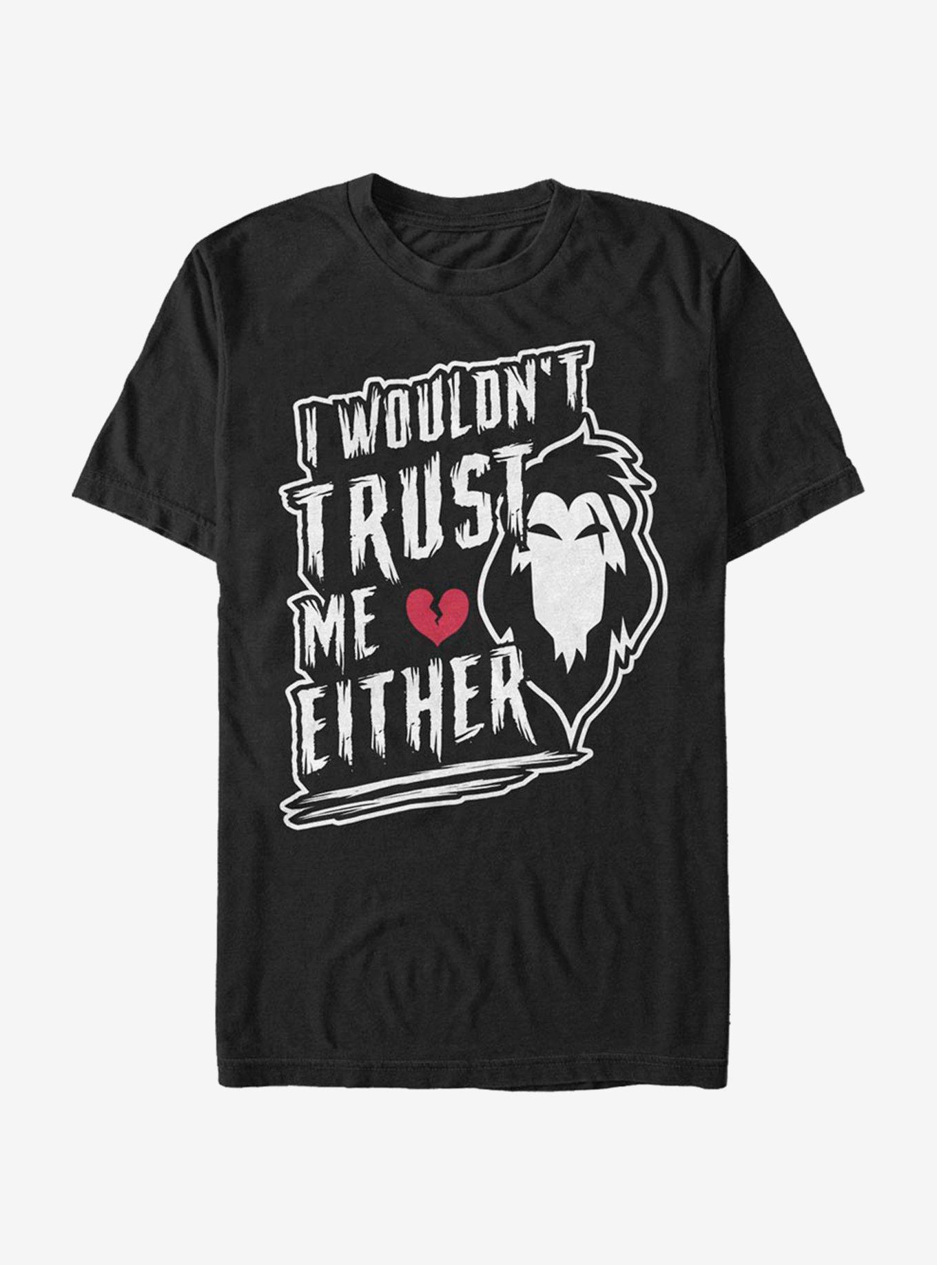 Disney Villains Never Trust Scar T-Shirt, BLACK, hi-res