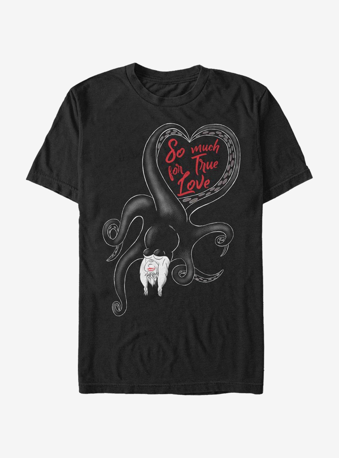 Disney Villains No True Love T-Shirt, BLACK, hi-res