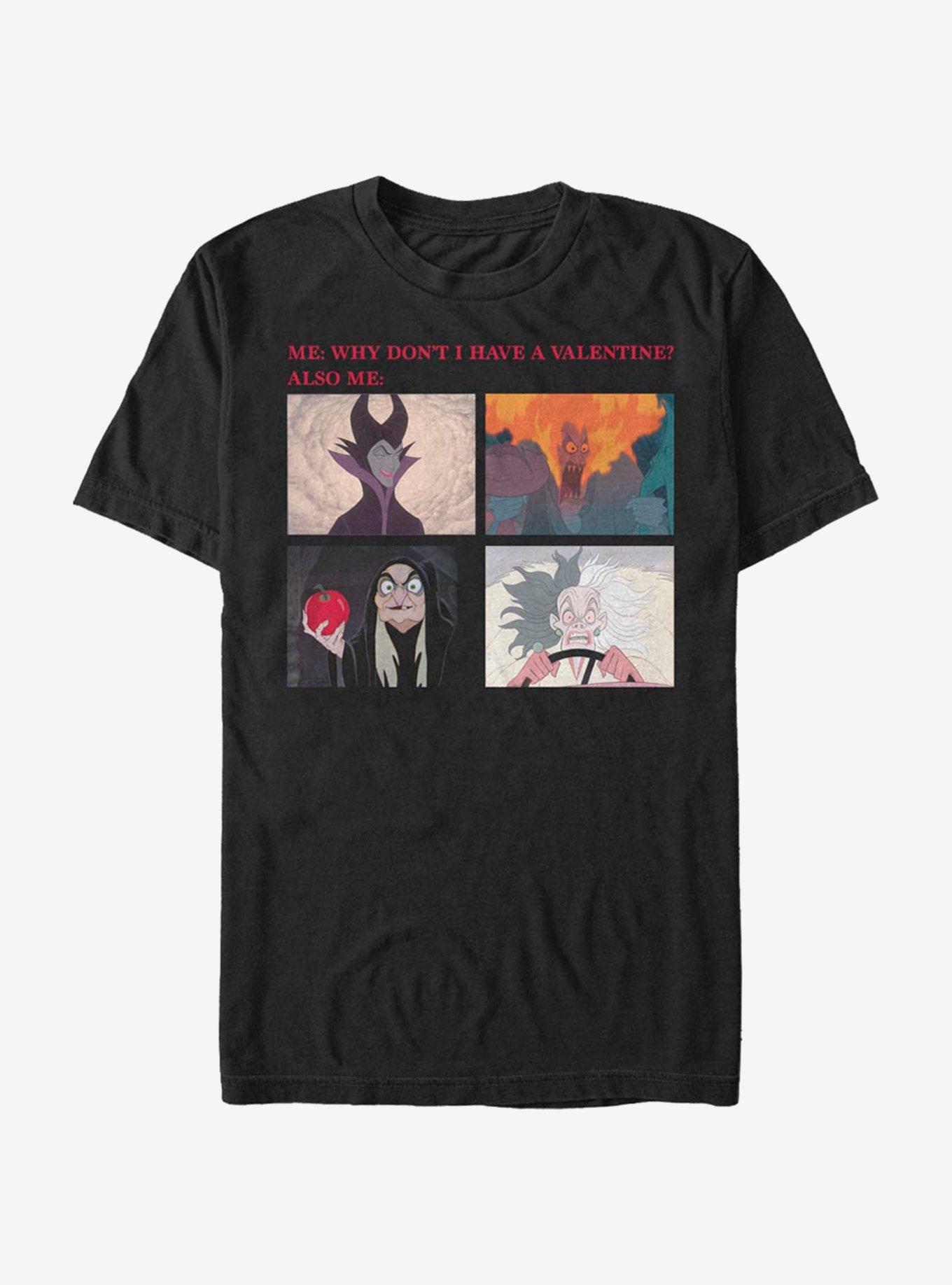 Disney Villains Valentine Meme T-Shirt