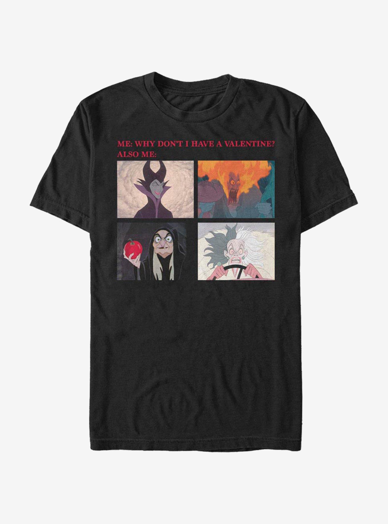 Disney Villains Valentine Meme T-Shirt, , hi-res