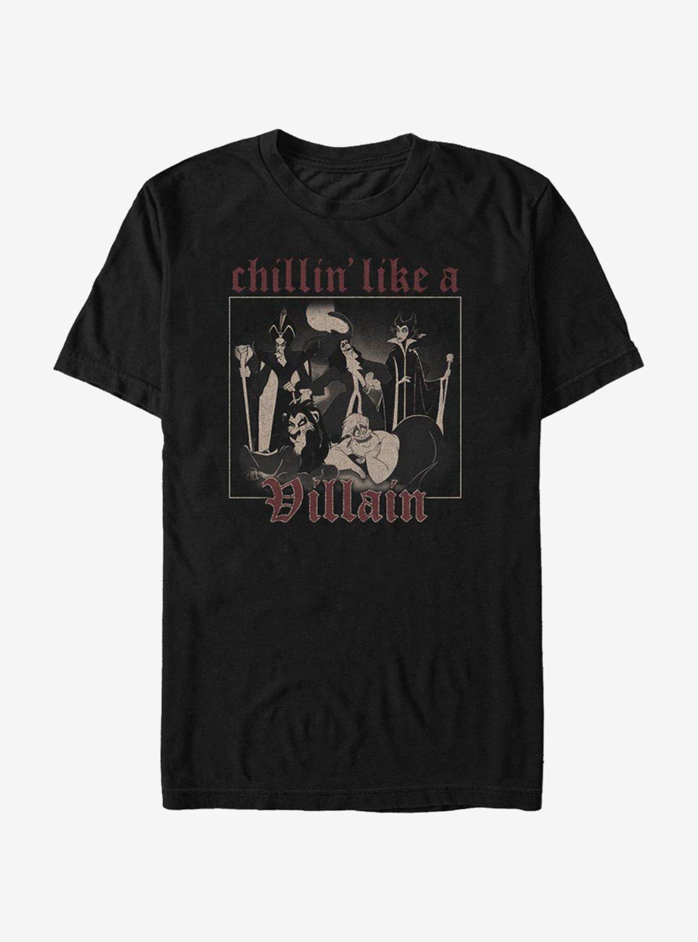 Disney Villains Villain Chill T-Shirt, BLACK, hi-res